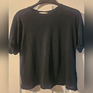 We The Free Black Short Sleeve T-Shirt Size Xs